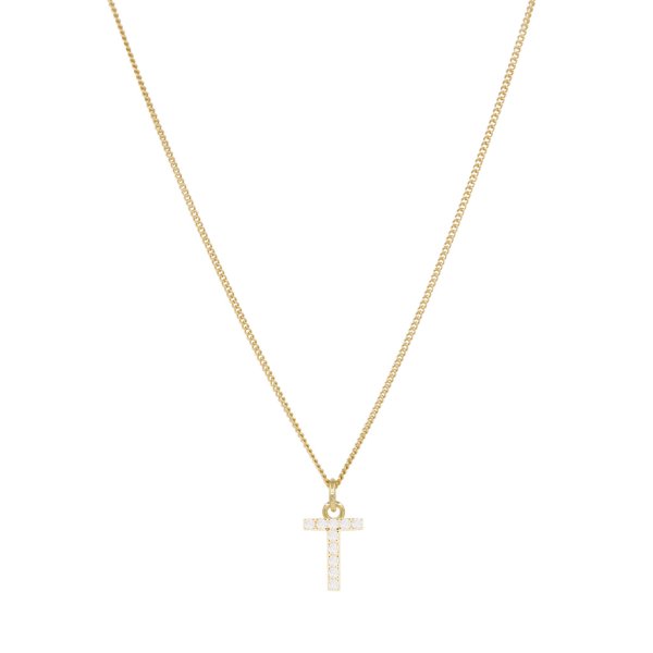 Letter Necklace CZ