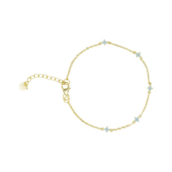 Armband - Lia Aqua Chalcedon