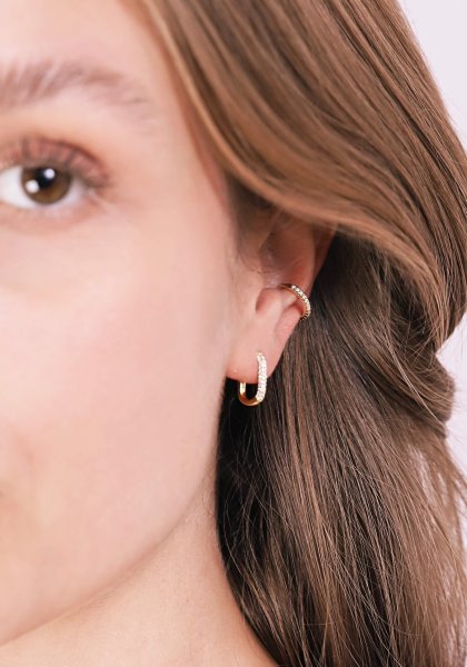 Ear cuff zirconia discount