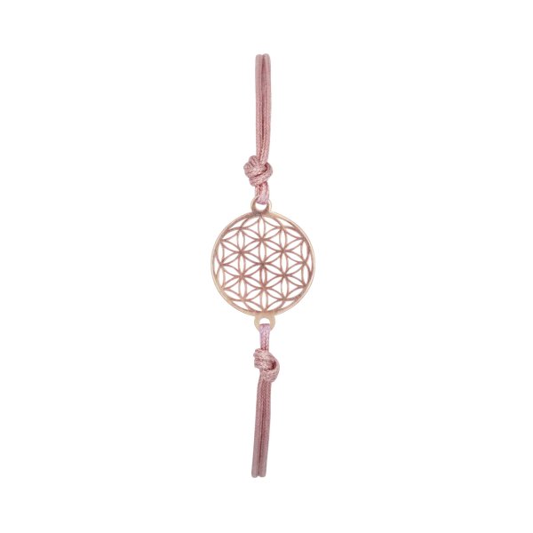 Armband Flower Of Life in rosé