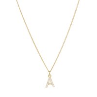 Letter Necklace CZ