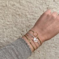 Armband Flower Of Life in ros&eacute;